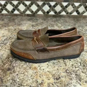 Wolverine Wilderness Leather Casual Slip On Penny Loafer Shoes Brown Men’s 7